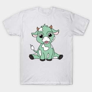 Green cow T-Shirt